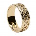 Irish Wedding Ring - Celtic Knots - 14 Karat Gold - Wide Irish Wedding Rings